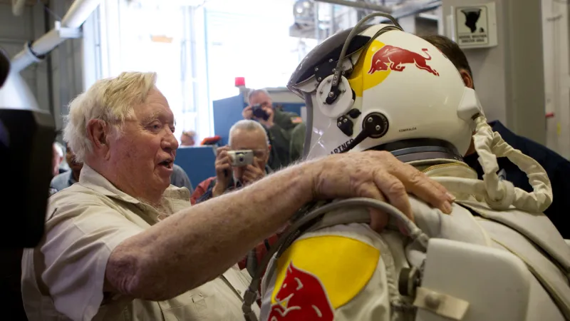 Joe Kittinger a Felix Baumgartner