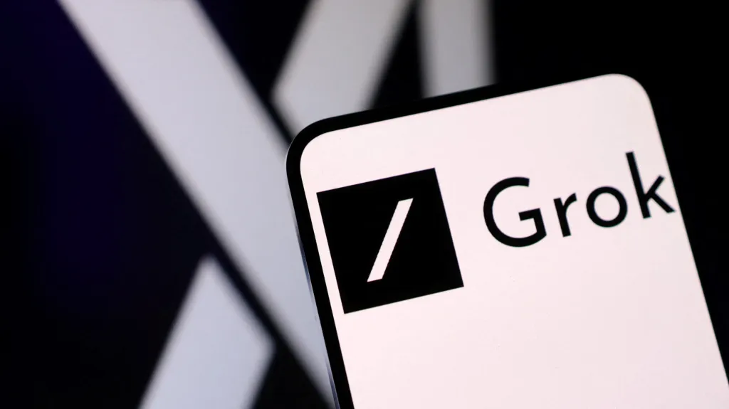 Logo chatbota Groka společnosti xAI