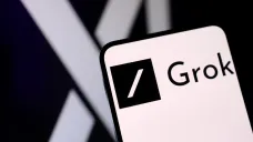Logo chatbota Groka společnosti xAI