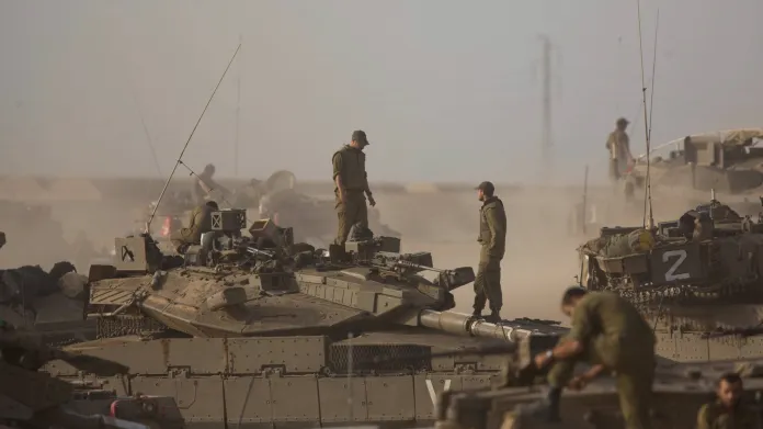 Izraelská armáda poblíž Pásma Gazy