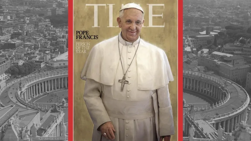 Papež František je osobností roku