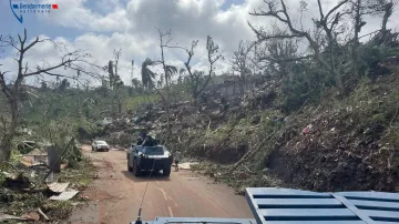 Následky cyklonu na Mayotte