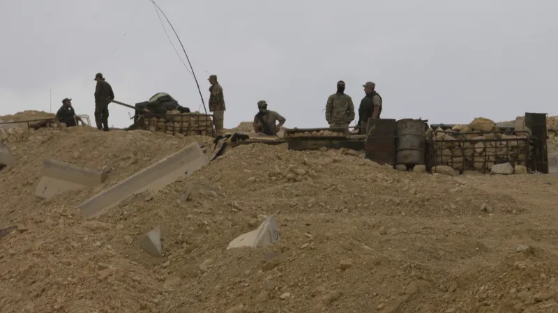 Ruští technici v Palmýře