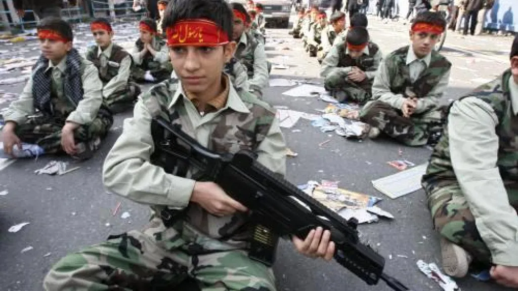 Protiamerická demonstrace v Teheránu