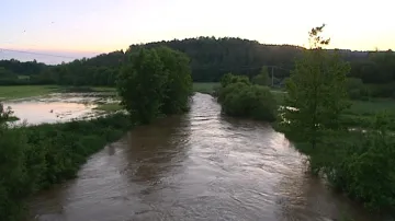 Řeka Klabava na Plzeňsku