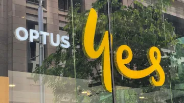 Obchod firmy Optus v Sydney