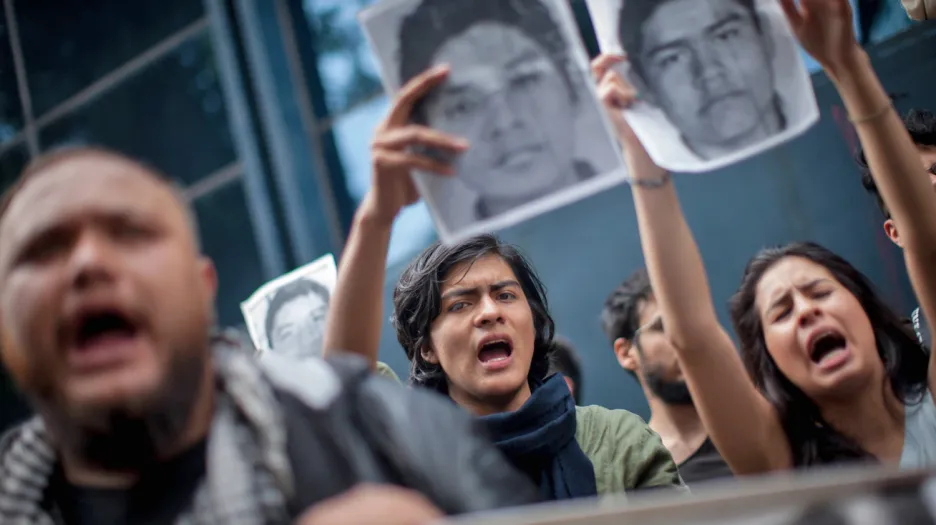 Demonstrace za pohřešované mexické studenty