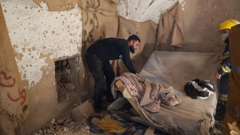 Místo izraelské razie v Nábulusu