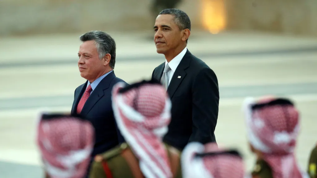 Abdalláh II. a Barack Obama