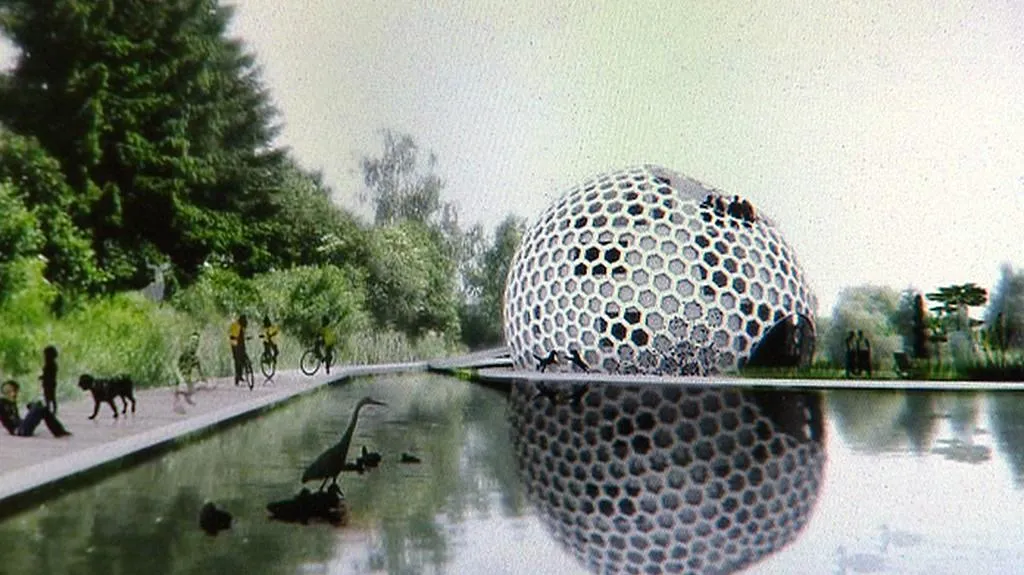 Vizualizace hausbótů na Šeberáku