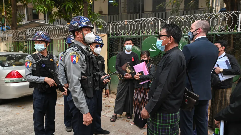 Myanmarská policie