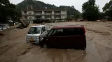 Následky povodní v oblasti Fukuoka