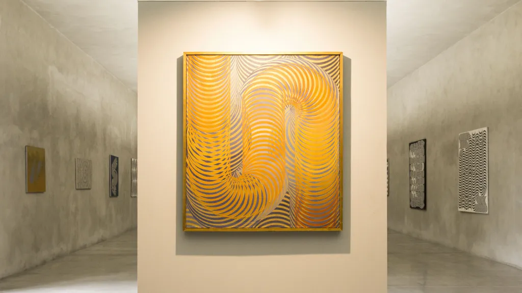 Z výstavy Vladislava Mirvalda v Galerii Benedikta Rejta