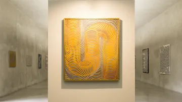 Z výstavy Vladislava Mirvalda v Galerii Benedikta Rejta