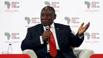 Jihoafrický prezident Cyril Ramaphosa