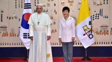 Papež František a Pak Kun-hje