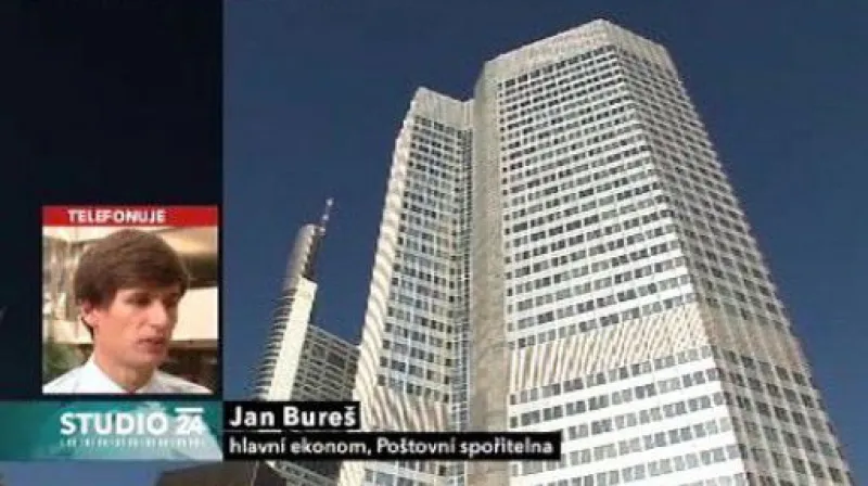 Studio ČT24: ECB nechala sazby na minimu