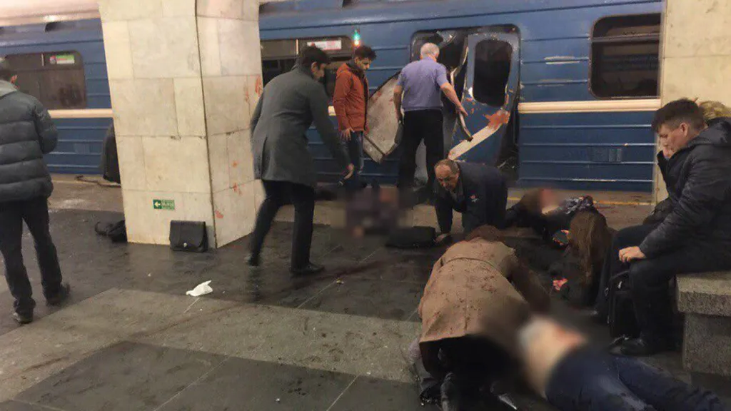 Následky útoku v petrohradském metru (duben 2017)