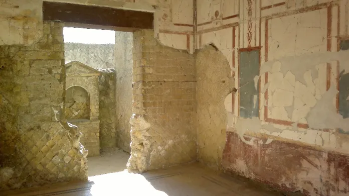 Interiér domu v Herculaneu
