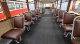 Interiér opravené tramvaje T2