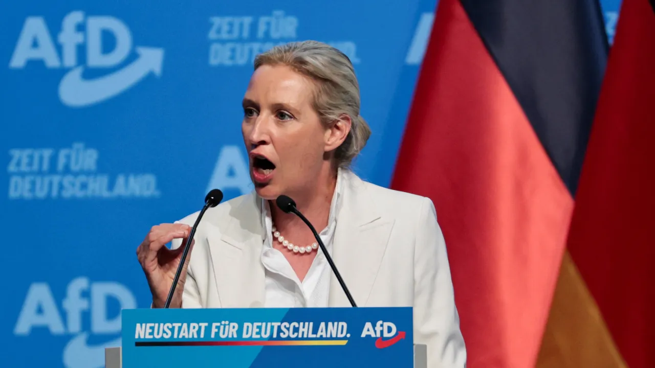 AfD bude po zářijových volbách vládnout, doufá Weidelová
