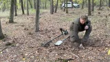 Pyrotechnik při práci v Bořím lese