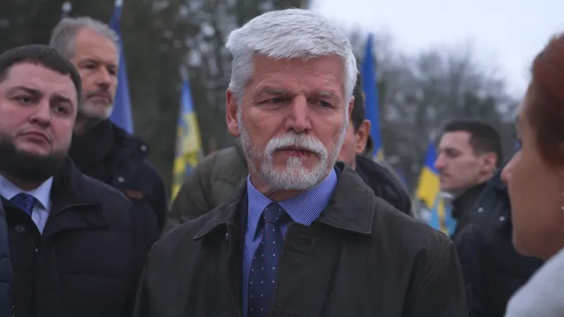 Prezident Petr Pavel na Ukrajině