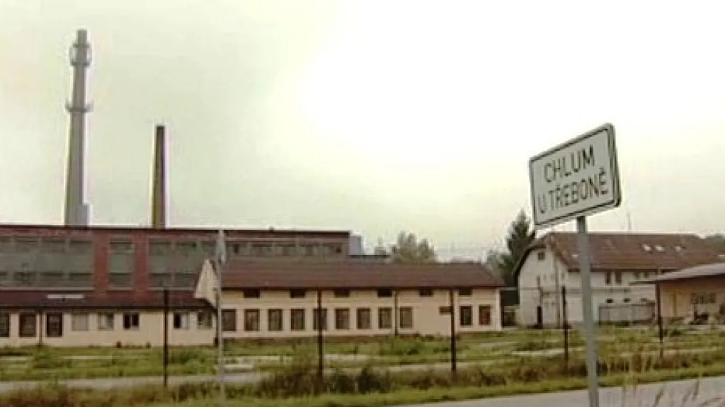 Areál sklárny v Chlumu u Třeboně