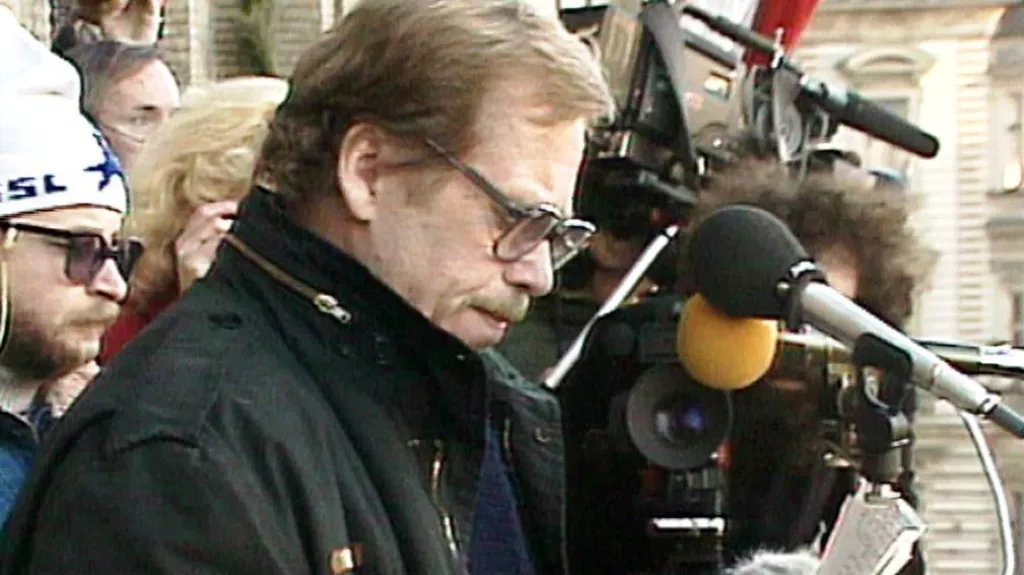 Václav Havel v listopadu 1989
