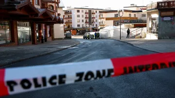 Okolí místa výbuchu ve švýcarském letovisku Crans-Montana, leden 2026