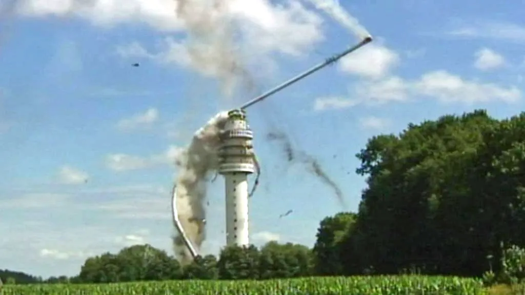 Zřícení vysílací věže v Hoogersmilde