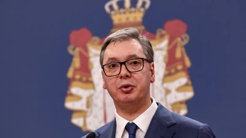 Srbský prezident Aleksandar Vučić