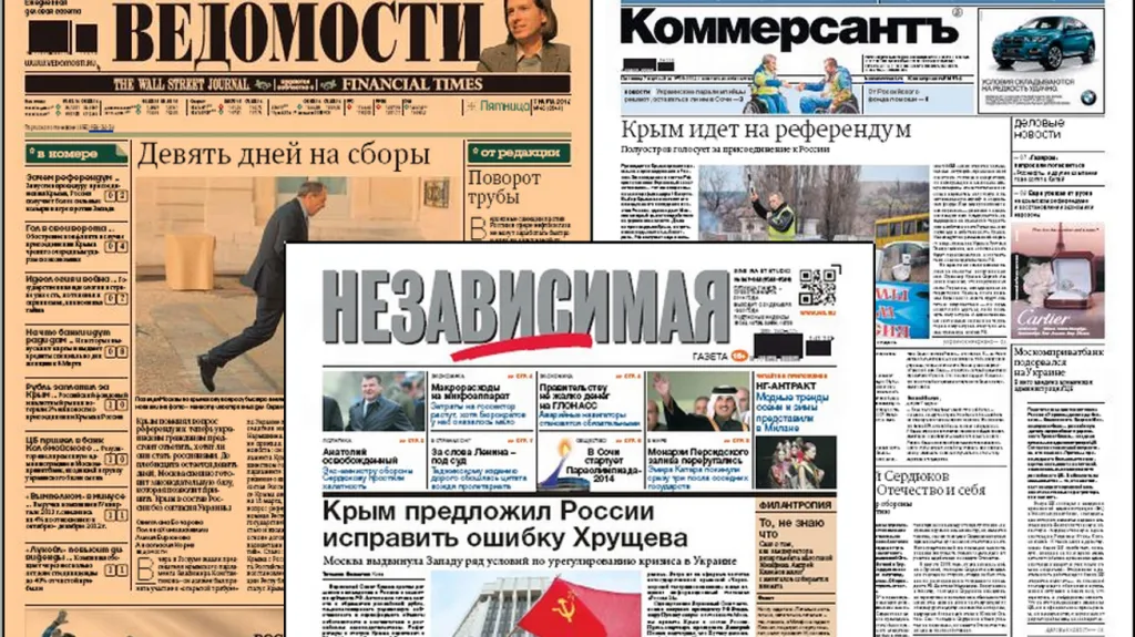 Ruský tisk varuje před negativními dopady anexe Krymu