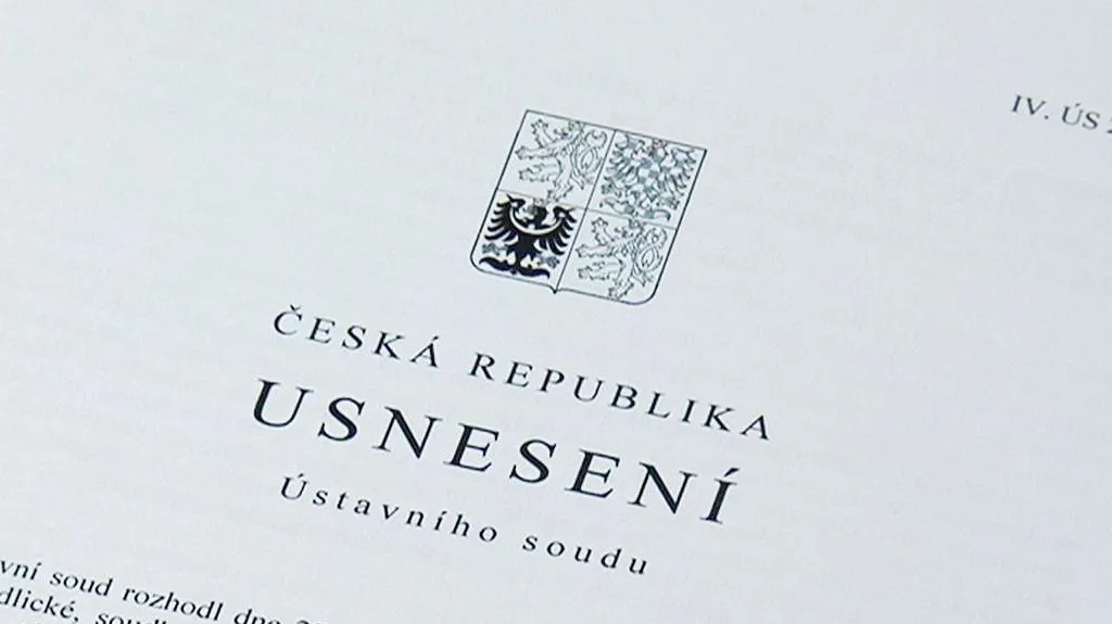 Usnesení Ústavního soudu ČR