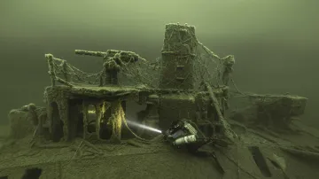 Vrak sovětské ponorky třídy S, která se potopila během druhé světové války zřejmě po kontaktu s minou
