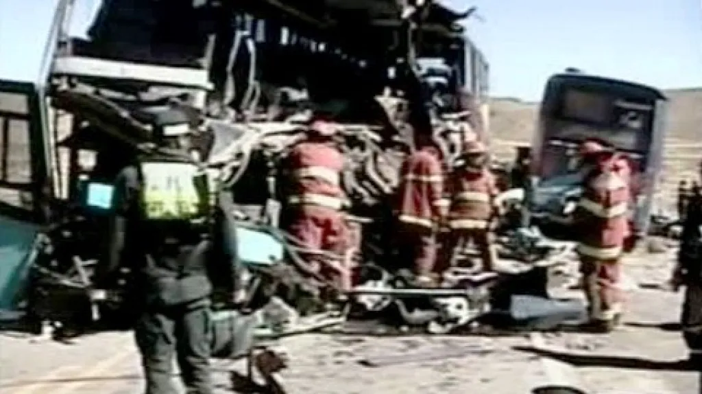 Nehoda autobusu v Peru