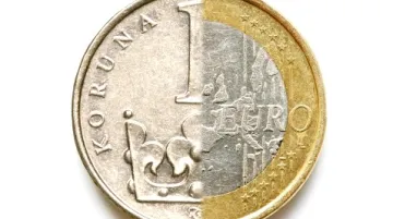 Koruna versus euro