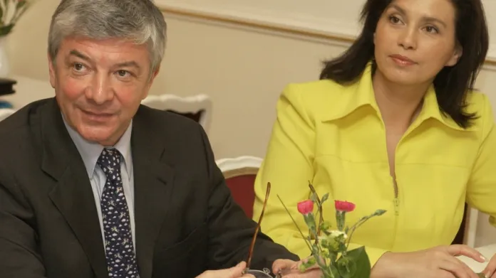 Vladimír Železný a Jana Bobošíková