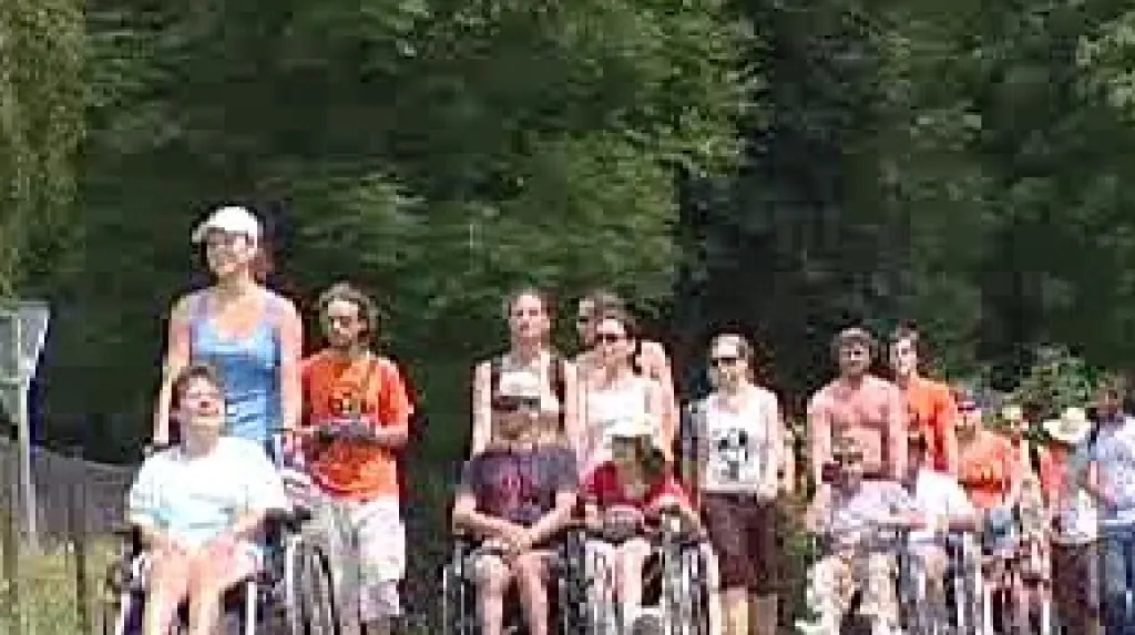Vozíčkáři na putovním táboře