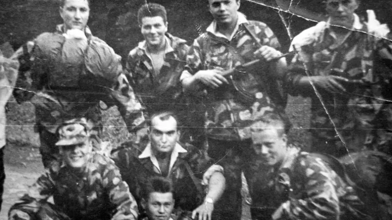 Příslušníci 7. výsadkového pluku