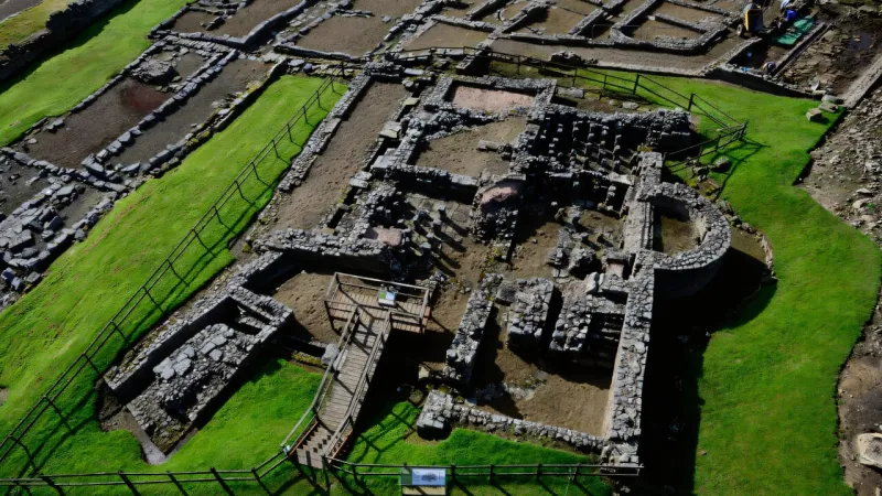 Zbytky pevnosti Vindolanda