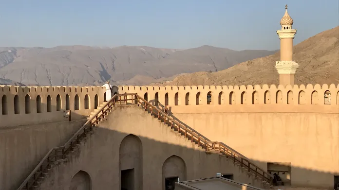Ománská pevnost ve městě Nazvá