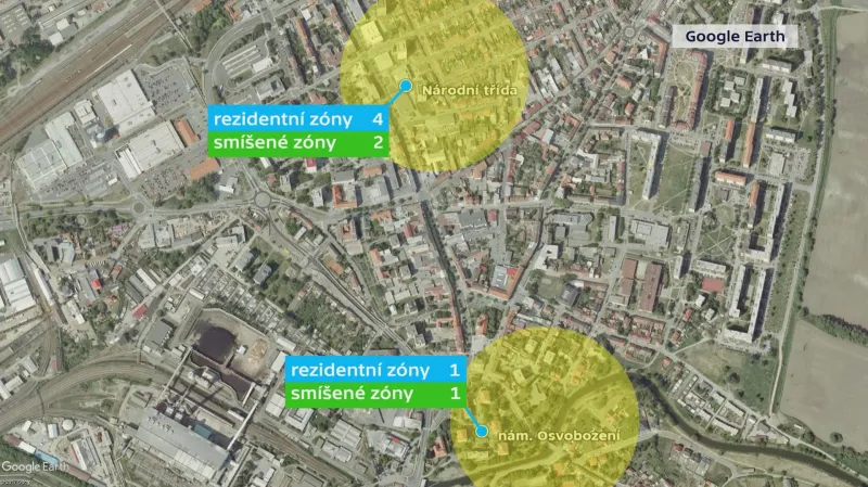 Rezidentní parkování v Hodoníně