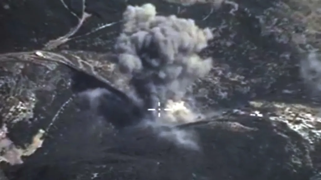 Ruský nálet v Sýrii