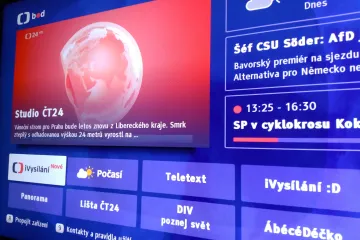 S DVB-T2 zůstává funkce „červeného tlačítka“ s archivem vysílání, některé přístroje ji ale nepodporují