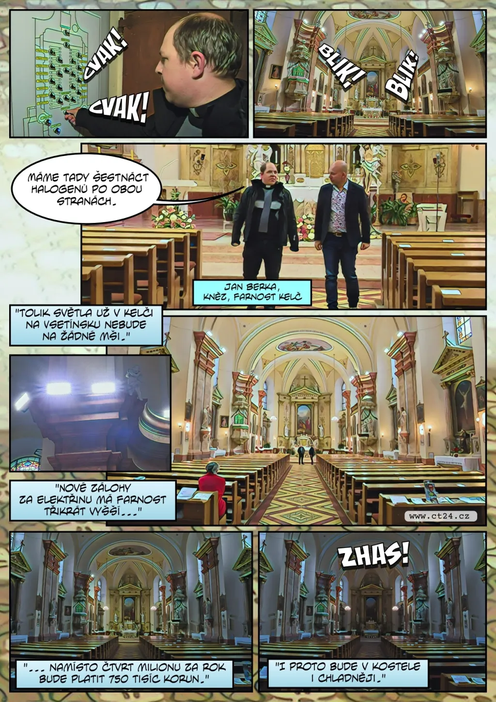 Kostely šetří, snaží se méně svítit i topit