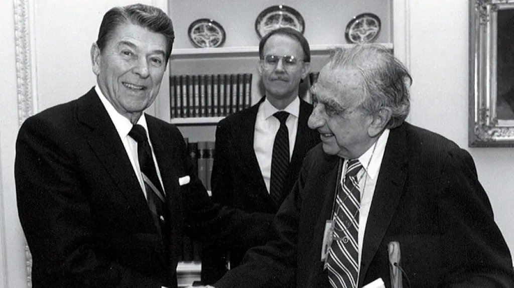 Ronald Reagan a Edward Teller