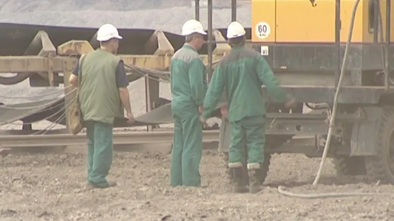 Pracovníci Severočeských dolů