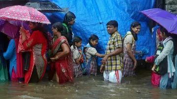 Monzunové deště zaplavily Bombaj