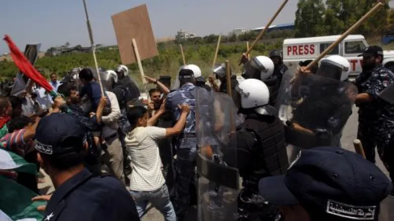 Protesty Palestinců